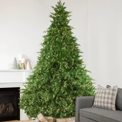 Northlight 10 To 14 Feet Tall>12' Pre-Lit Led Instant Connect Minnesota Balsam Fir Artificial Christmas Tree