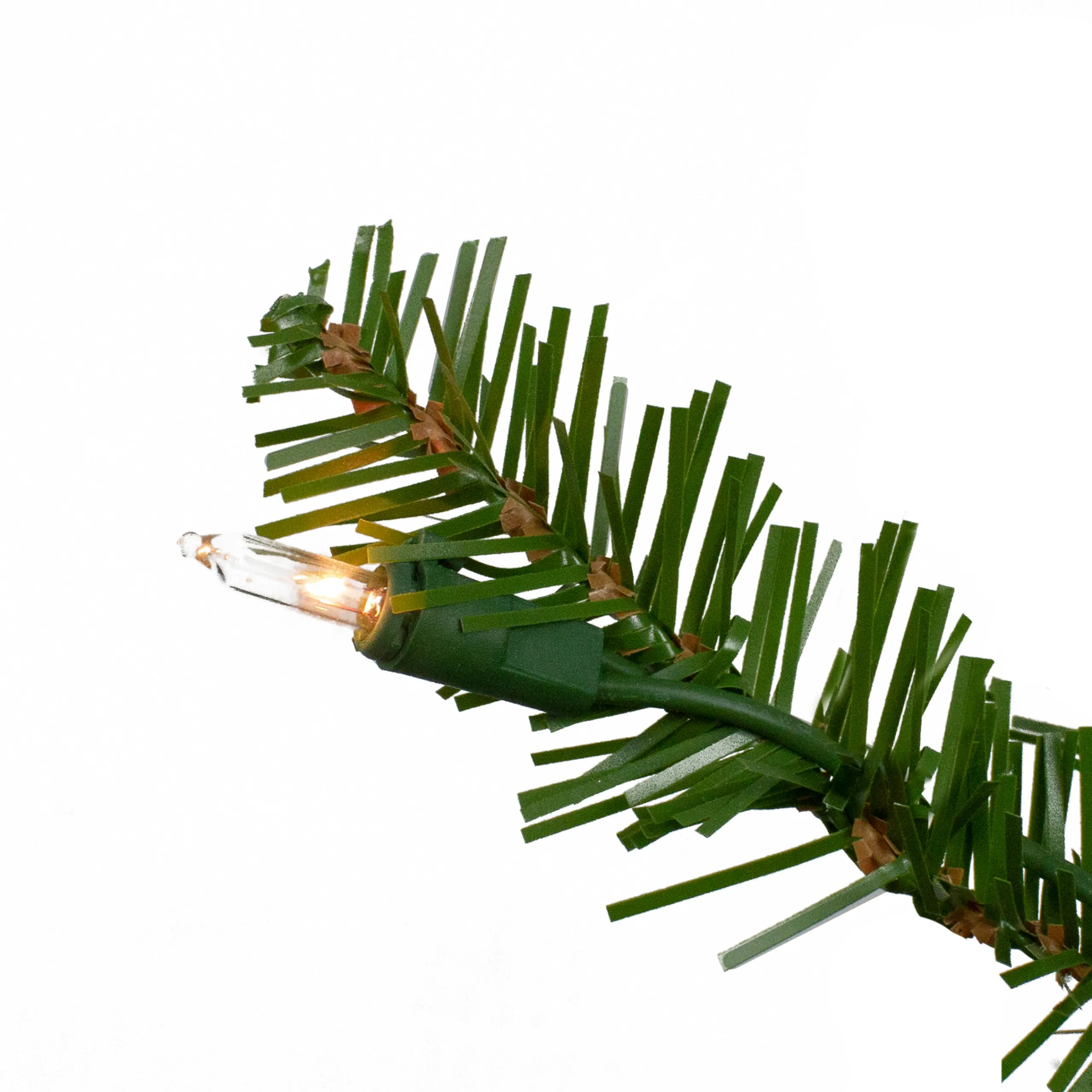 Northlight 7 And 7.5 Feet Tall>7' Pre-Lit Medium Alpine Artificial Christmas Tree, Clear Lights