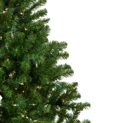 Northlight 6 And 6.5 Feet Tall>6' Pre-Lit Medium Balsam Pine Artificial Christmas Tree, Clear Lights