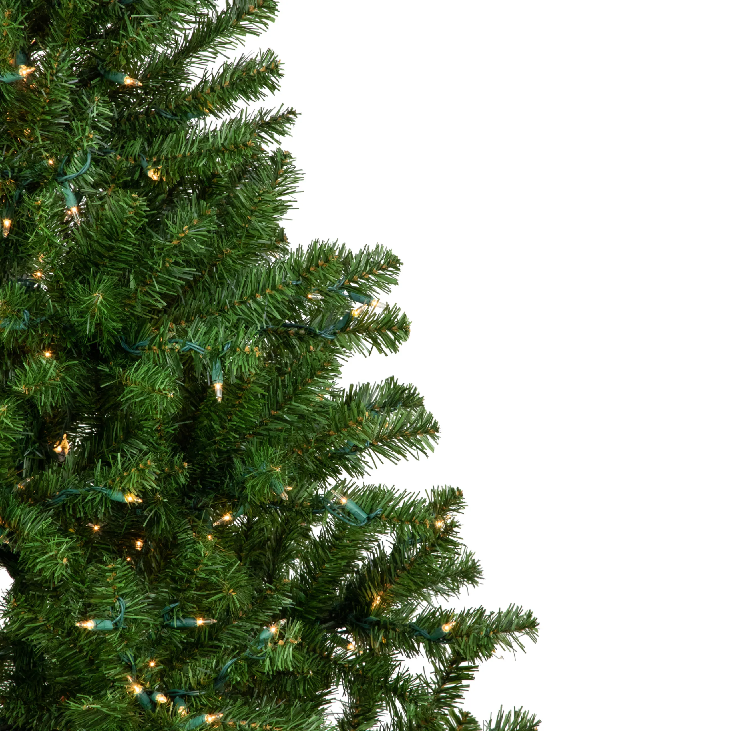 Northlight 6 And 6.5 Feet Tall>6' Pre-Lit Medium Balsam Pine Artificial Christmas Tree, Clear Lights
