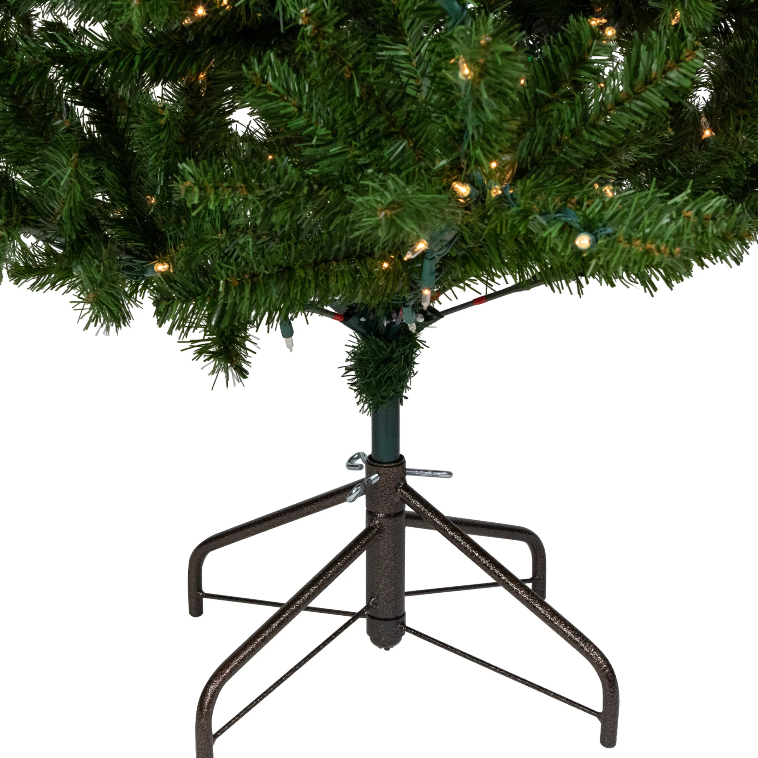 Northlight 6 And 6.5 Feet Tall>6' Pre-Lit Medium Balsam Pine Artificial Christmas Tree, Clear Lights