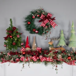 Northlight 2.5 Feet Tall And Smaller>18" Pre-Lit Medium Blackwater Fir Artificial Christmas Tree, Clear Lights