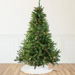 Northlight 10 To 14 Feet Tall>10' Pre-Lit Medium Canadian Pine Artificial Christmas Tree - Multicolor Lights