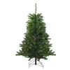 Northlight 4 And 4.5 Feet Tall>4' Pre-Lit Medium Canadian Pine Artificial Christmas Tree - Multicolor Led Lights