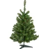 Northlight 3 And 3.5 Feet Tall>3' Pre-Lit Medium Canadian Pine Artificial Christmas Tree, Multicolor Lights
