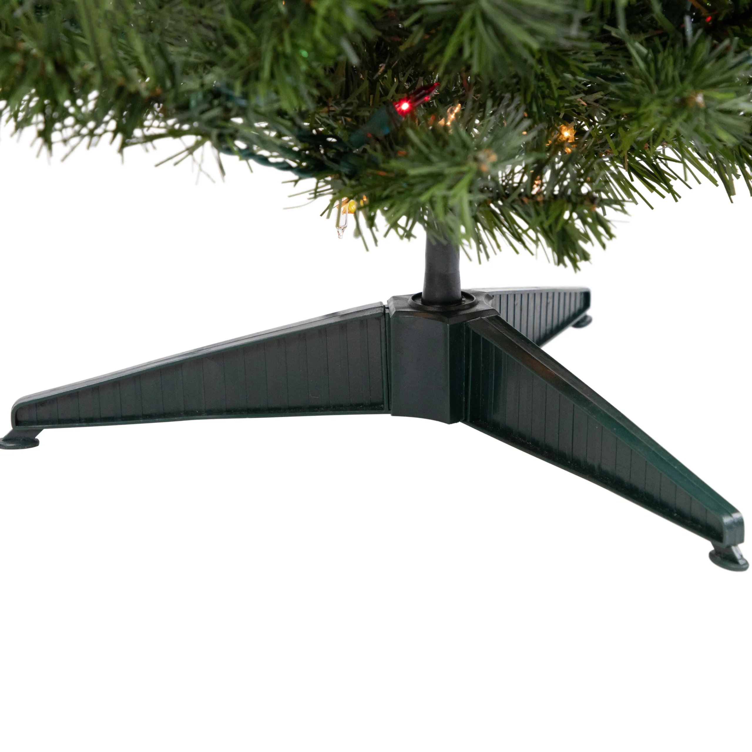 Northlight 3 And 3.5 Feet Tall>3' Pre-Lit Medium Canadian Pine Artificial Christmas Tree, Multicolor Lights