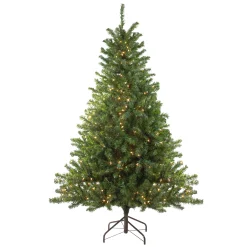 Northlight 10 To 14 Feet Tall>10' Pre-Lit Medium Canadian Pine Artificial Christmas Tree, Clear Lights