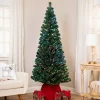 Northlight Fiber Optic Trees>7' Pre-Lit Medium Color Changing Fiber Optic Artificial Christmas Tree