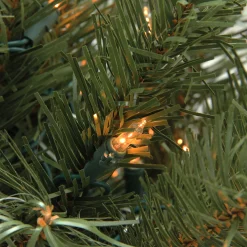 Northlight 7 And 7.5 Feet Tall>7.5' Pre-Lit Medium Niagara Pine Artificial Christmas Tree - Clear Lights