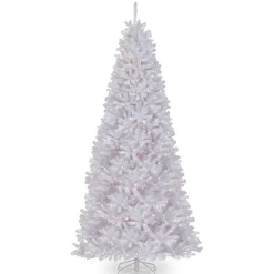National Tree Company 9 And 9.5 Feet Tall>9.75' Pre-Lit Medium North Valley Spruce Artificial Christmas Tree, Clear Lights