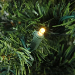 Northlight 6 And 6.5 Feet Tall>6' Pre-Lit Mixed Classic Pine Medium Artificial Christmas Tree, Warm Clear Led Lights