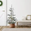 Northlight 4 And 4.5 Feet Tall>4.5' Pre-Lit Noble Fir Artificial Christmas Tree, Warm Clear Led Lights