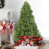 Northlight 7 And 7.5 Feet Tall>7.5' Pre-Lit Noble Fir Full Artificial Christmas Tree - Clear Lights