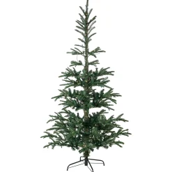 Northlight 6 And 6.5 Feet Tall>6.5' Pre-Lit Nordmann Fir Artificial Christmas Tree, Warm Clear Led Lights