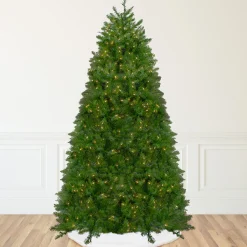 Northlight 10 To 14 Feet Tall>12' Pre-Lit Northern Pine Full Artificial Christmas Tree - Warm Clear Led Lights