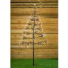 Hi-Line Gifts Pre-Lit Traditional Trees>4.5' Pre-Lit Pencil Artificial Christmas Tree, Led Warm White Lights