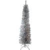 Northlight 6 And 6.5 Feet Tall>6' Pre-Lit Pencil Artificial Christmas Tree - Clear Lights