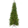 Northlight 7 And 7.5 Feet Tall>7.5' Pre-Lit Pencil Canadian Pine Artificial Christmas Tree - Clear Lights