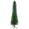 Northlight 6 And 6.5 Feet Tall>6' Pre-Lit Pencil Northern Balsam Fir Artificial Christmas Tree, Multi Led Lights
