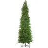 Northlight 7 And 7.5 Feet Tall>7.5' Pre-Lit Pencil Northwood Noble Fir Artificial Christmas Tree - Clear Lights