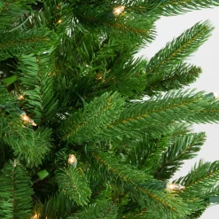 Northlight 7 And 7.5 Feet Tall>7.5' Pre-Lit Pencil Northwood Noble Fir Artificial Christmas Tree - Clear Lights