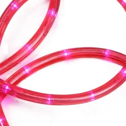 Sienna 18' Pre-Lit Pink Led Outdoor Christmas Rope Lights