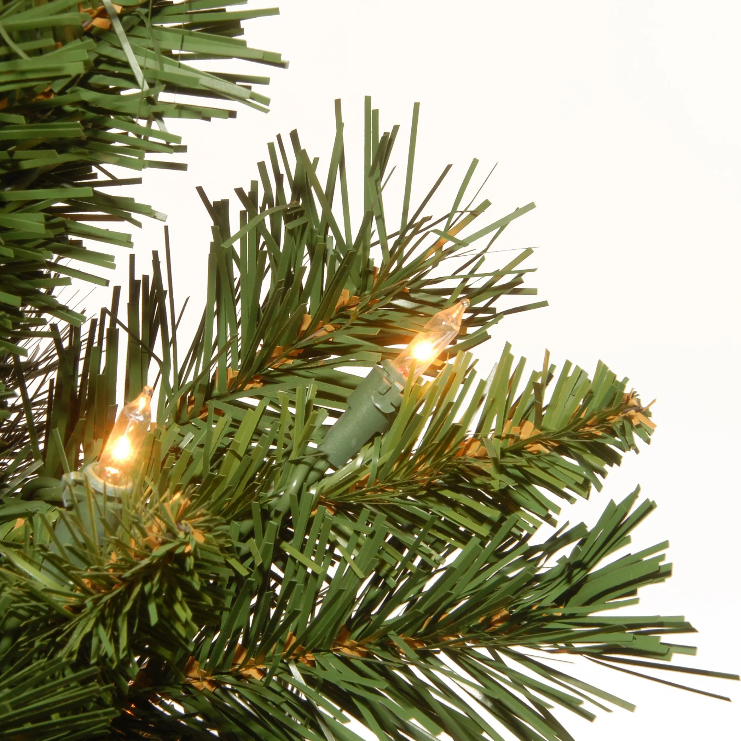 National Tree Company Potted Trees>2' Pre-Lit Potted Majestic Fir Tree Artificial Christmas Tree, Clear Lights