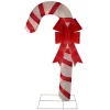 Outdoor Decorations*Northlight 72" Pre-Lit Red And White Glitter Candy Cane Christmas Outdoor Decoration