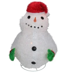 Outdoor Decorations*Sterling 24" Pre-Lit Red And White Snowman Outdoor Christmas Yard Decor