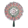 Star Tree Toppers*Northlight 8" Pre-Lit Silver Starburst Christmas Tree Topper - Multicolor Lights