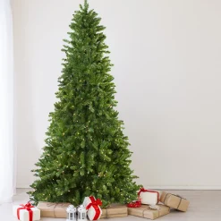 Northlight 7 And 7.5 Feet Tall>7.5' Pre-Lit Slim Eastern Pine Artificial Christmas Tree - Clear Lights