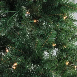 Northlight 6 And 6.5 Feet Tall>6.5' Pre-Lit Slim Eastern Pine Artificial Christmas Tree - Clear Lights