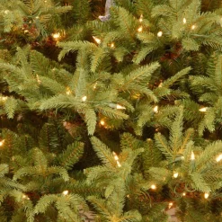 National Tree Company 8 And 8.5 Feet Tall>9' Pre-Lit Slim Frasier Grande Artificial Christmas Tree, Clear Lights