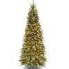National Tree Company 10 To 14 Feet Tall>10' Pre-Lit Slim Tiffany Fir Artificial Christmas Tree, Clear Lights