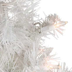 Northlight 2.5 Feet Tall And Smaller>2' Pre-Lit Slim Tinsel Artificial Christmas Tree- Clear Lights