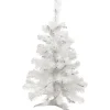 Northlight 3 And 3.5 Feet Tall>3' Pre-Lit Slim White Pine Artificial Christmas Tree - Green Lights