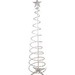 Northlight Spiral Trees>6' Pre-Lit Spiral Christmas Tree - Multi Color Lights