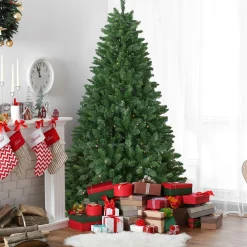 Northlight 9 And 9.5 Feet Tall>9' Pre-Lit Twin Lakes Fir Artificial Christmas Tree - Warm White Led Lights