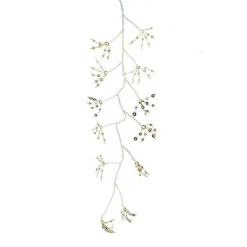 Specialty Garland*KSA 6' Pre-Lit White Bark Artificial Christmas Garland - Warm White Led Lights
