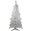 Northlight 4 And 4.5 Feet Tall>4' Pre-Lit White Iridescent Pine Artificial Christmas Tree - Clear Lights