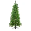 Northlight 4 And 4.5 Feet Tall>4.5' Pre-Lit White River Fir Artificial Pencil Christmas Tree - Clear Lights