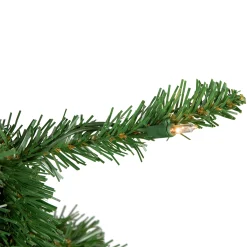 Northlight 4 And 4.5 Feet Tall>4.5' Pre-Lit White River Fir Artificial Pencil Christmas Tree - Clear Lights