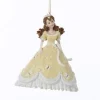 Kurt Adler Fashion & Beauty>4.25" Pretty As A Princess Marcella In Yellow Gown Christmas Ornament