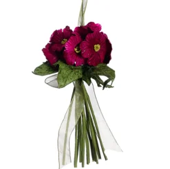 Allstate Garden & Floral>7" Princess Garden Purple Plum Posie Floral Bouquet Christmas Ornament