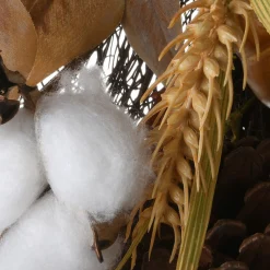 Unlit Teardrops*National Tree Company 30" Pumpkins, Pinecones And Berry Artificial Fall Harvest Teardrop Swag, Unlit