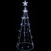 Northlight Yard Art Trees>5' Pure White Led Lighted Cone Tree Outdoor Christmas Decoration