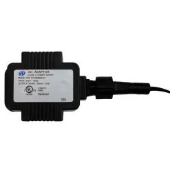 CC Christmas Decor 18' Pure White Led Outdoor Christmas Linear Tape Lighting - Black Finish