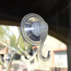 Wreath Accessories*Northlight 4" Push Lock Suction Cup Christmas Wreath Hanger, Holds Up To 10 Lbs