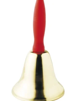 Bells*Smiffys 7" Red And Gold Unisex Adult Christmas Bell Costume Accessory