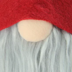 Table Top Pieces*Northlight 25" Red And Gray Nordic Gnome With Burlap Sack Christmas Figure